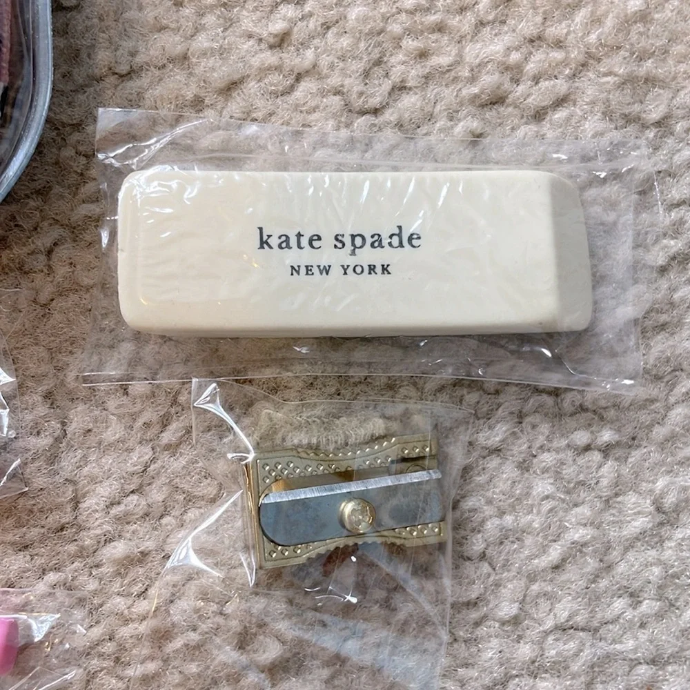 Kate Spade flair flora pencil pouch and accessories